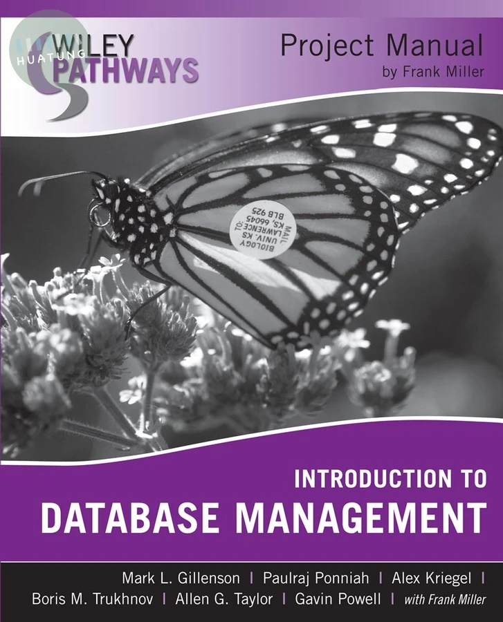 Wiley Pathways Introduction to Database Management, Project Manual 