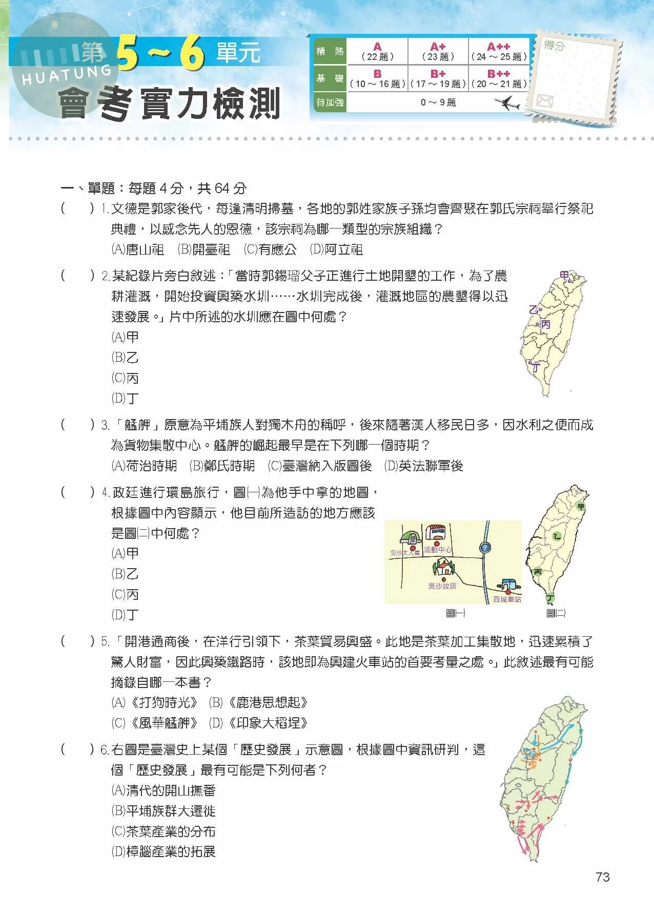 奇鼎國中 翰版課堂精華集 歷史5 