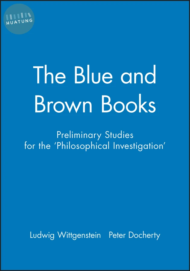 The Blue and Brown Books 