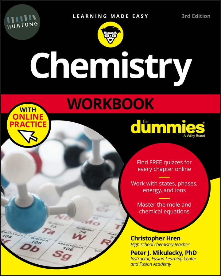 Chemistry Workbook For Dummies with Online Practice 