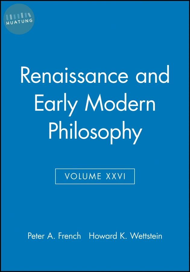 Renaissance and Early Modern Philosophy, Volume XXVI 
