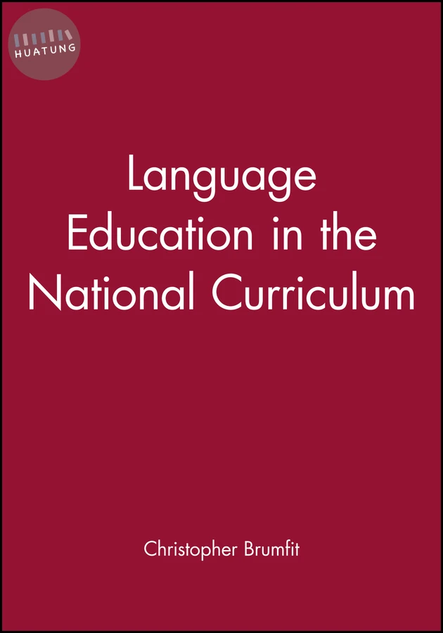 Language Education in the National Curriculum 