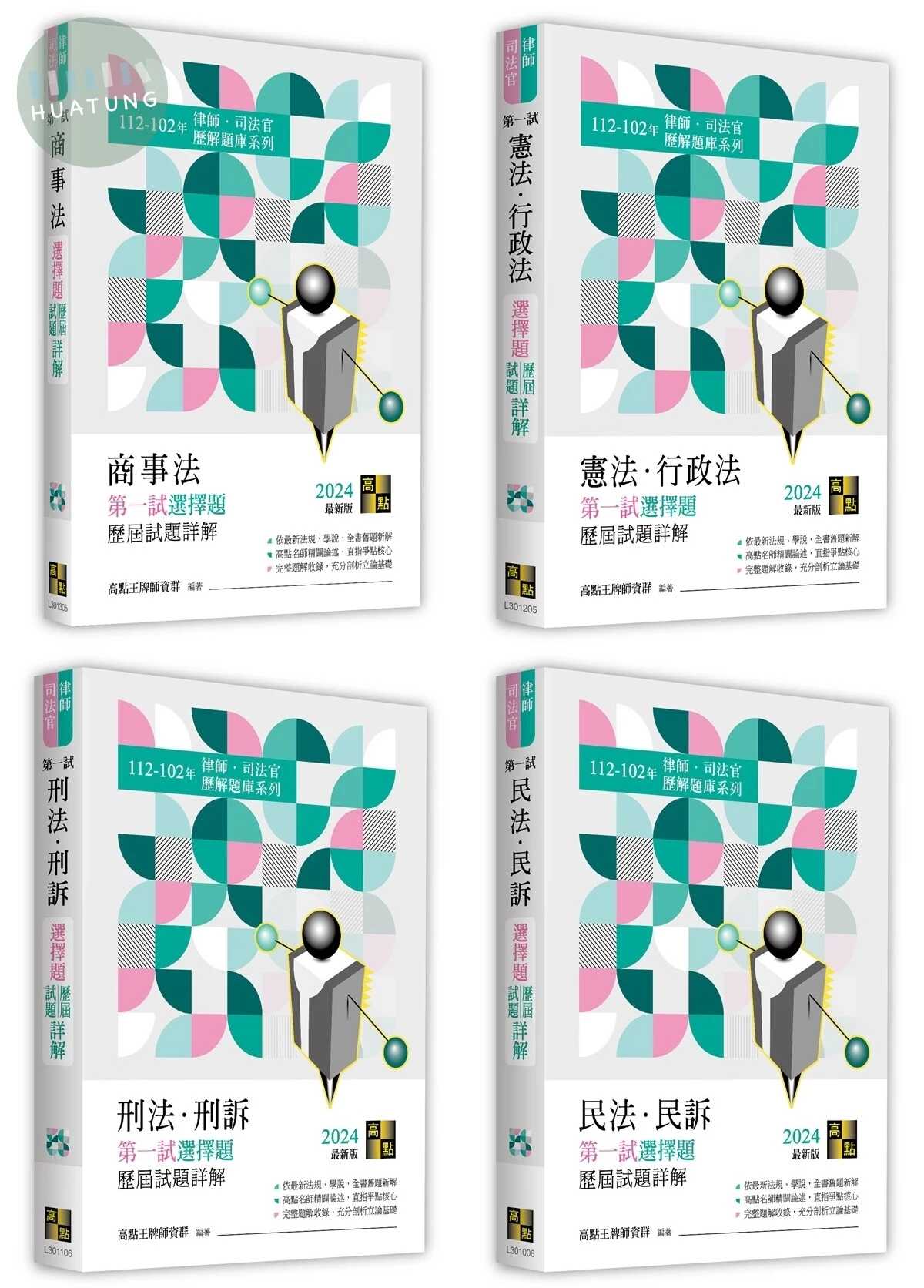 【套書】律師．司法官：第一試選擇題詳解（112～102年） (1版)