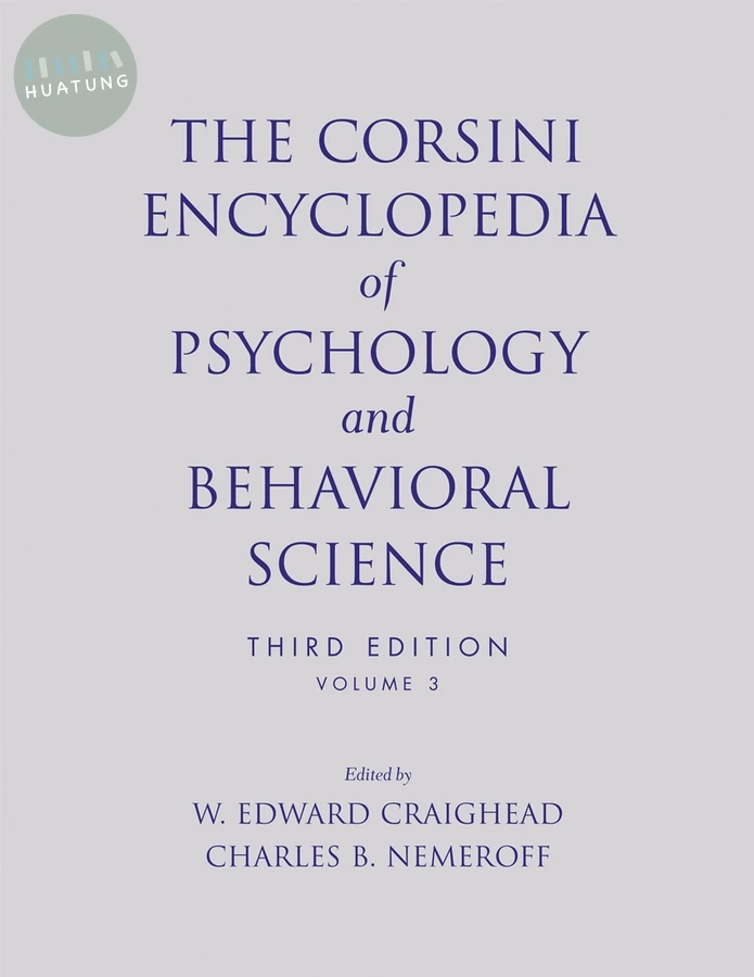 The Corsini Encyclopedia of Psychology and Behavioral Science, Volume 3 