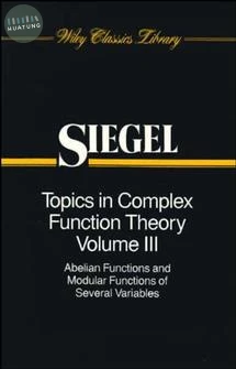 Topics in Complex Function Theory, Volume 3 