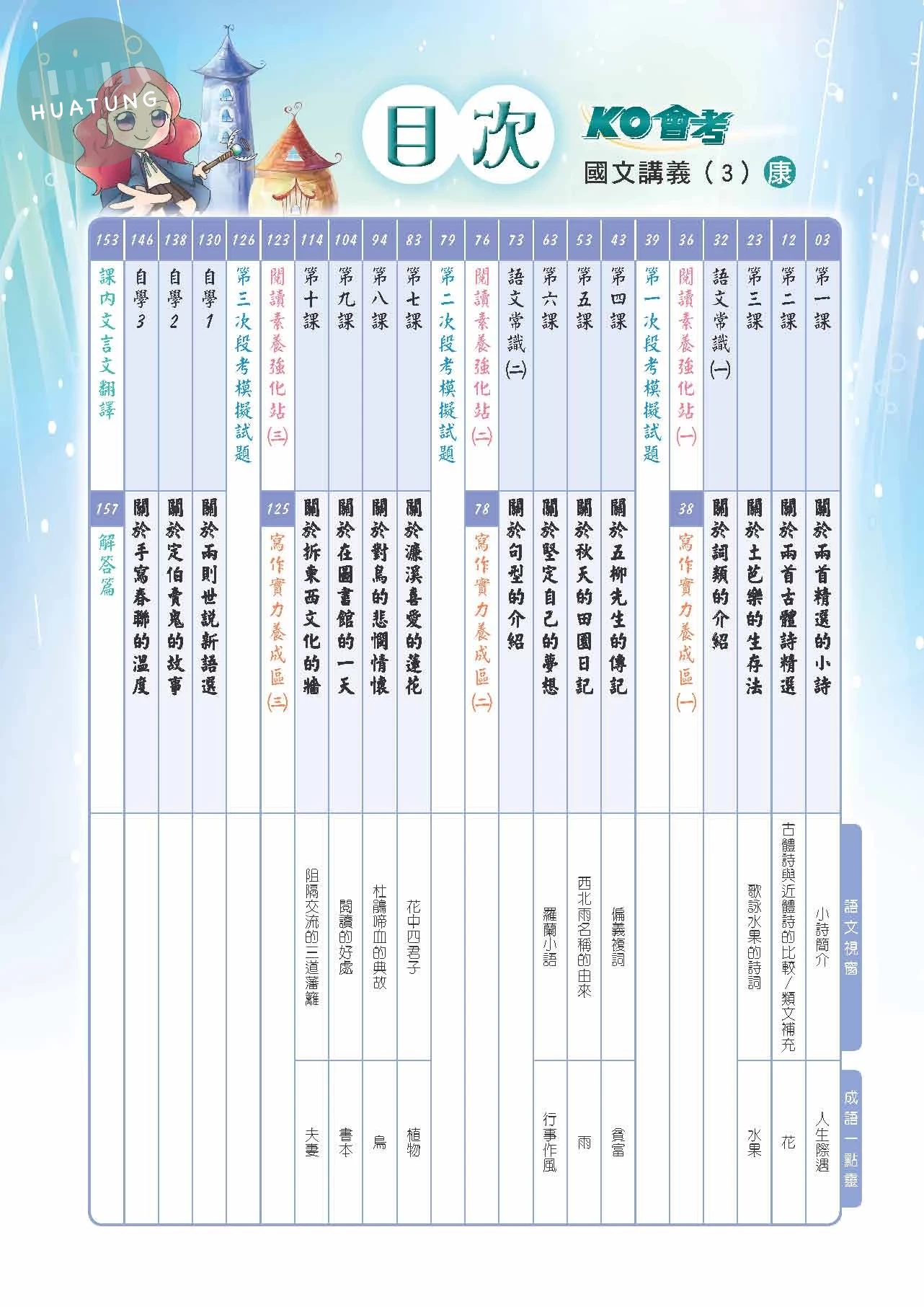 奇鼎國中 康版KO會考 國文3 