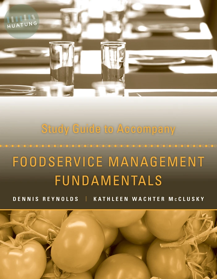 Foodservice Management Fundamentals, Study Guide 