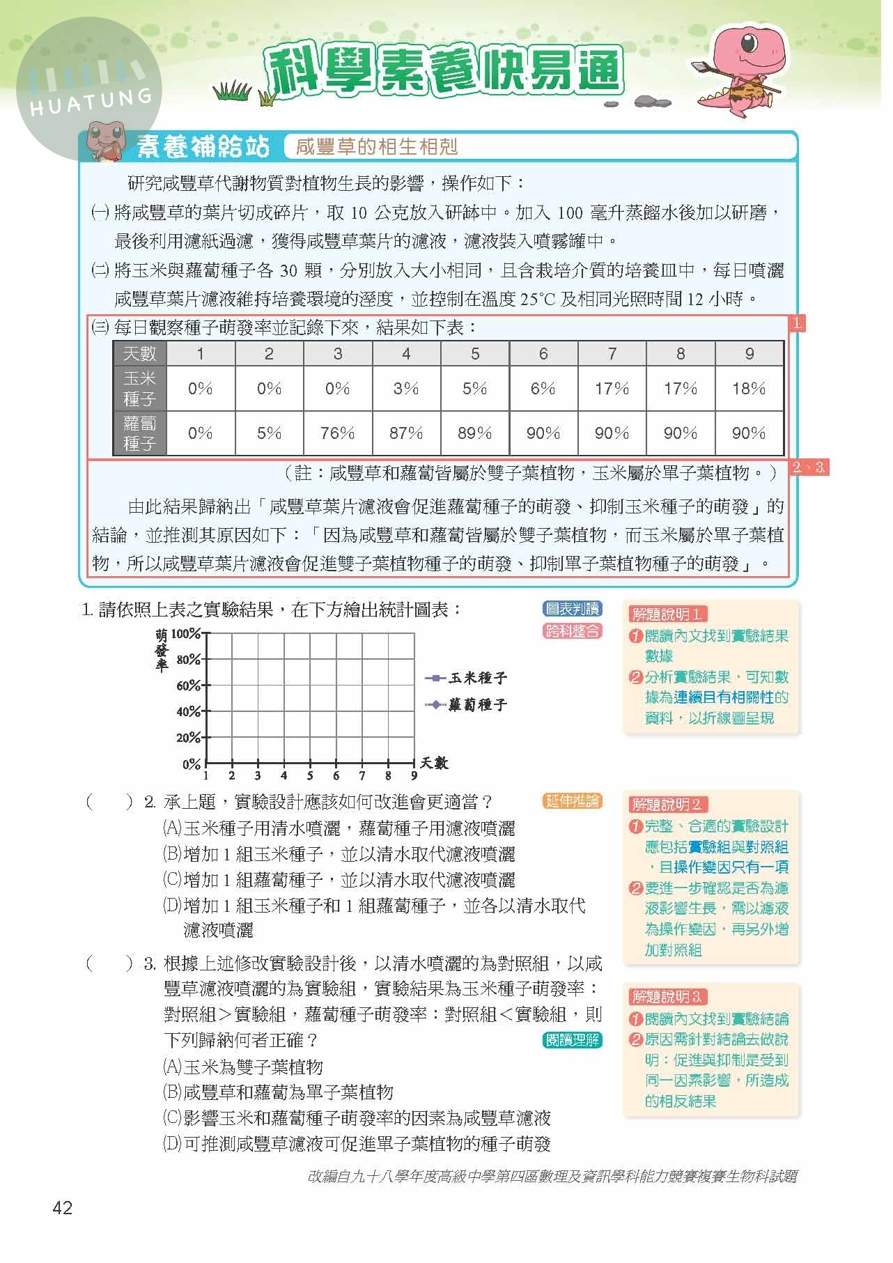 奇鼎國中 KO會考生物(1)翰版 