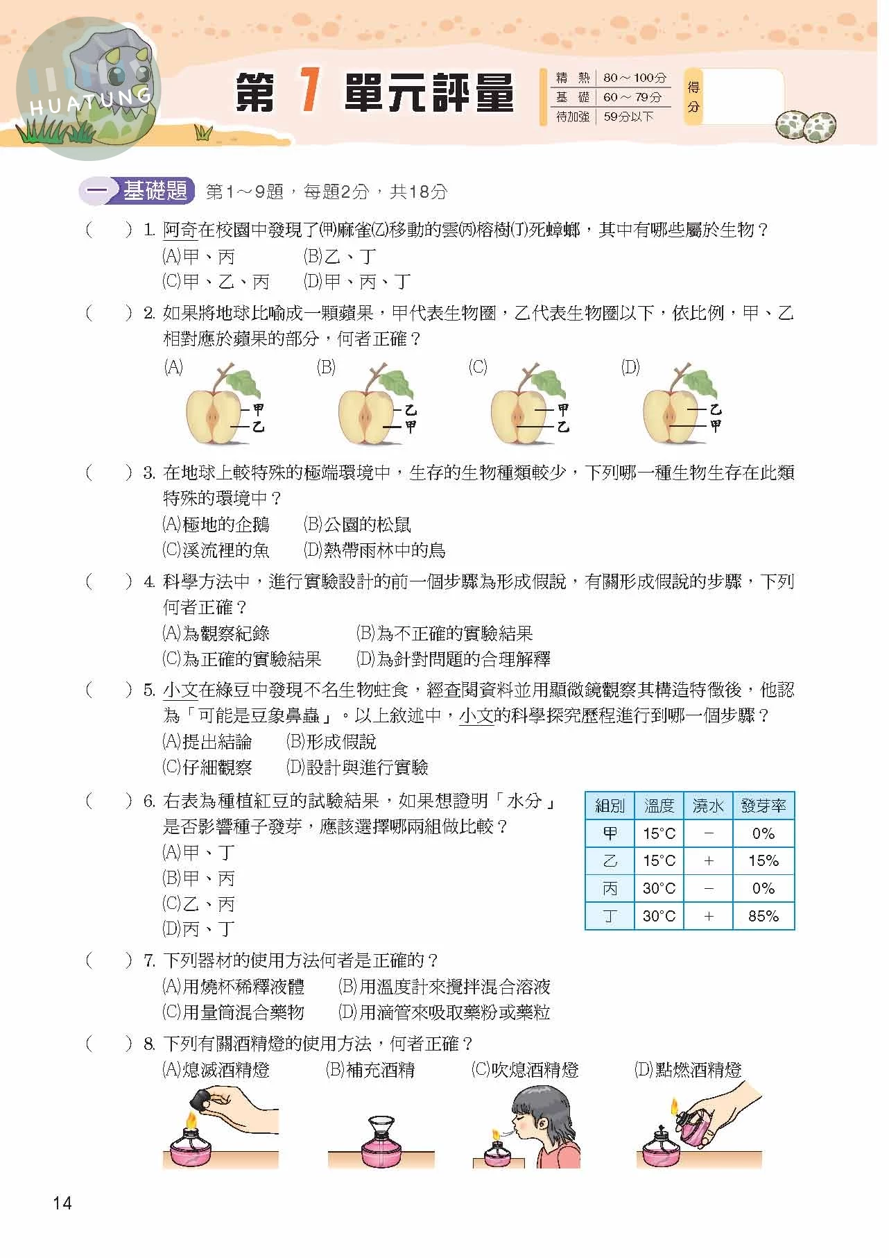 奇鼎國中 KO會考生物(1)翰版 