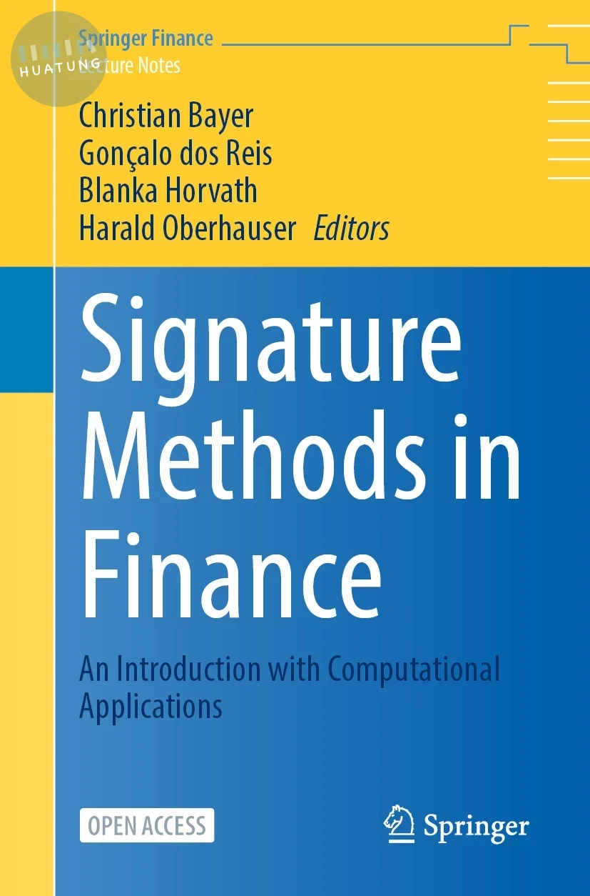 Signature Methods in Finance 