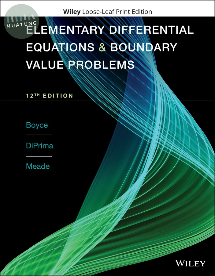 Elementary Differential Equations and Boundary Value Problems 