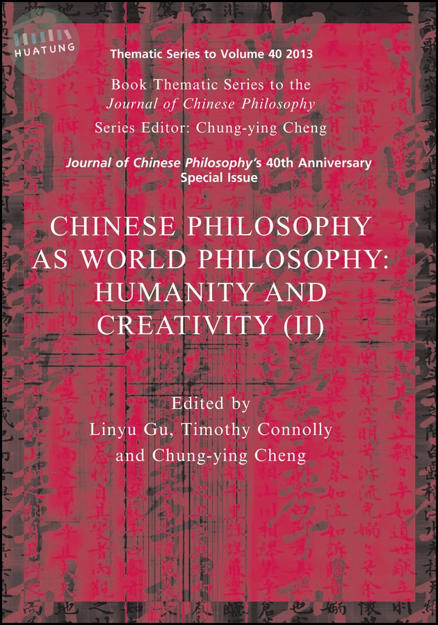 Chinese Philosophy as World Philosophy 