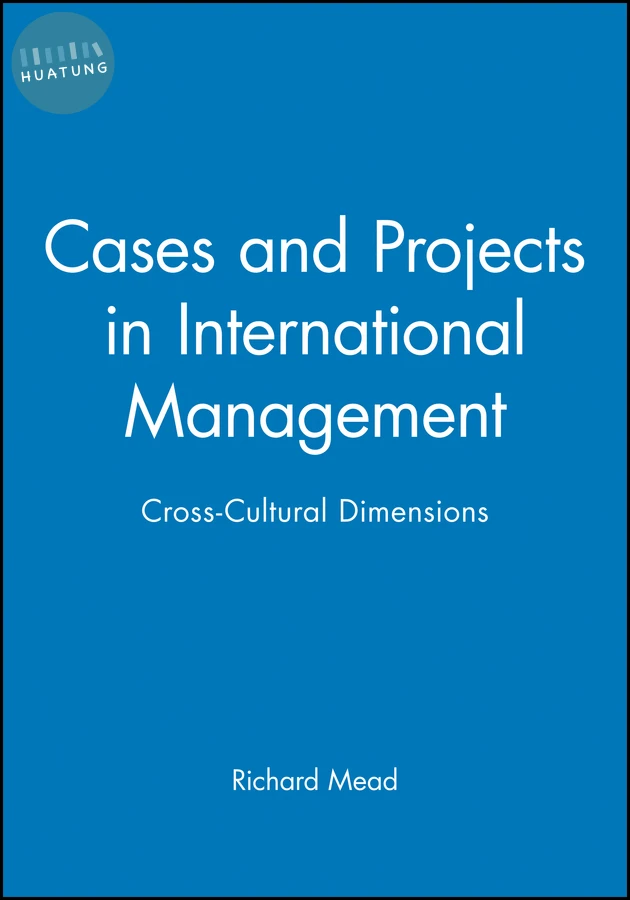 Cases and Projects in International Management 