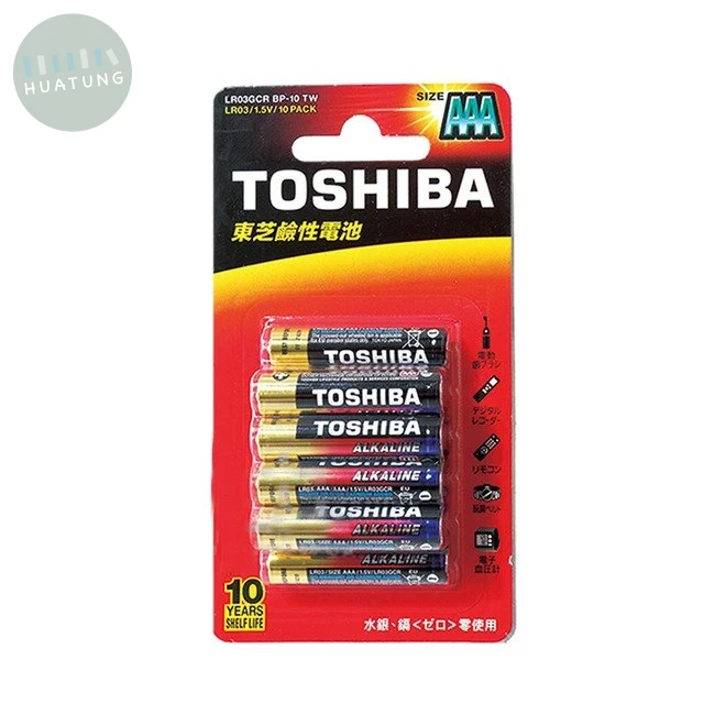東芝搖滾鹼性電池4號（10入） (1版)