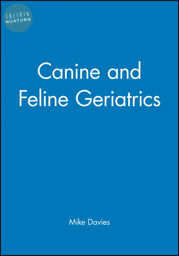 Canine and Feline Geriatrics 
