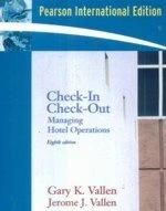 Check-in Check-out Managing  Hotel Operations (8版)