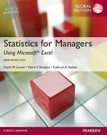 Statistics for Managers: Using Microsoft Excel (7版)