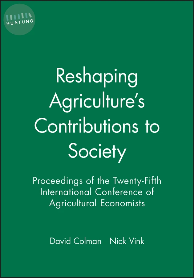 Reshaping Agriculture's Contributions to Society 