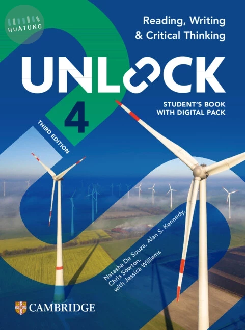 Unlock Level 4 Reading, Writing and Critical Thinking Student's Book with Digital Pack (3版)
