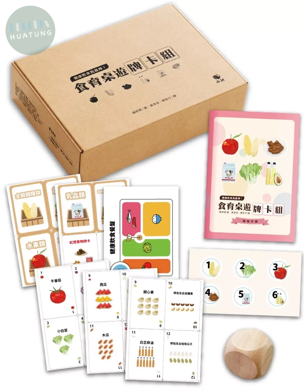 健康飲食我最棒！食育桌遊牌卡組(盒裝封膜) (1版)