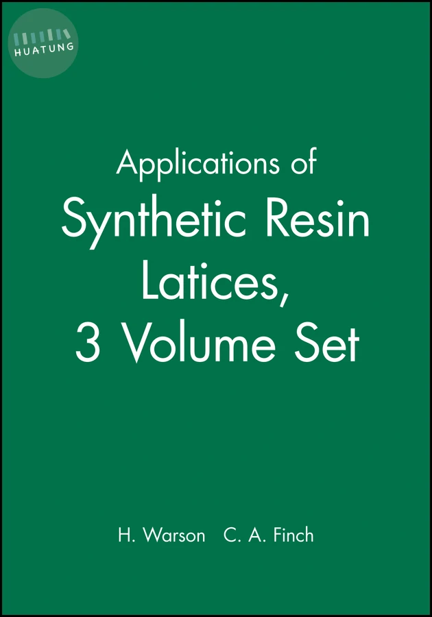 Applications of Synthetic Resin Latices, Set 
