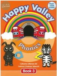 Happy Valley Phonics Book 3 (with Matching Flashcards) 