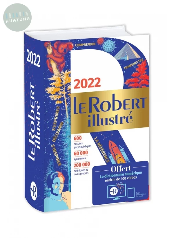 Dictionnaire Le Robert illustré 2022 et son dictionnaire en ligne Relié 