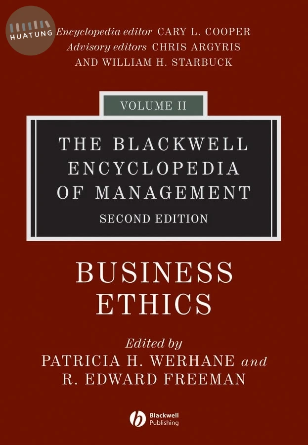 The Blackwell Encyclopedia of Management, Business Ethics 