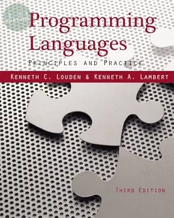 Programming Languages: Principles and Practices (3版)