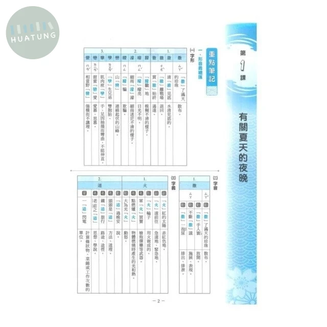 明霖國中 麻吉MUCH課堂筆記 國文 (1)康版【一上】 (1版)