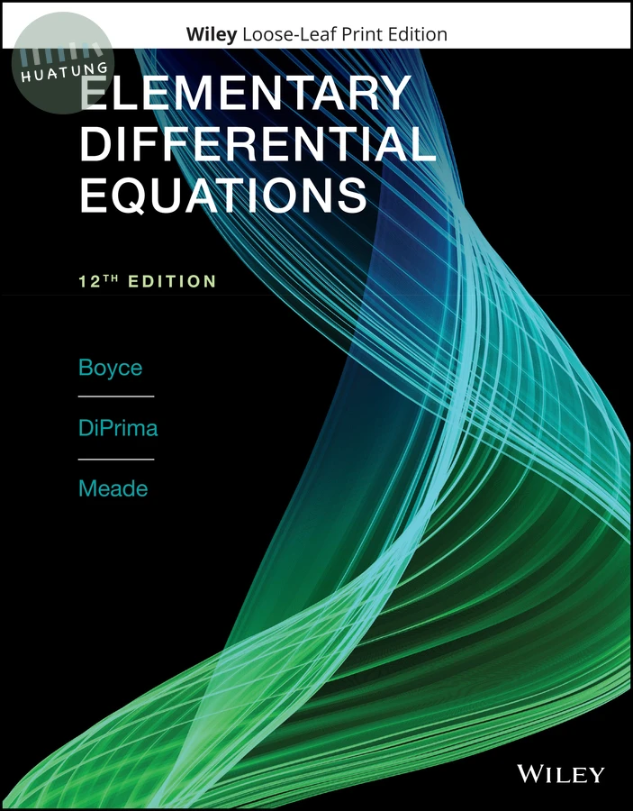 Elementary Differential Equations 