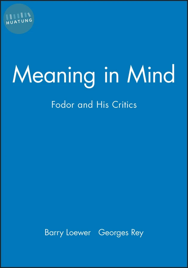 Meaning in Mind 