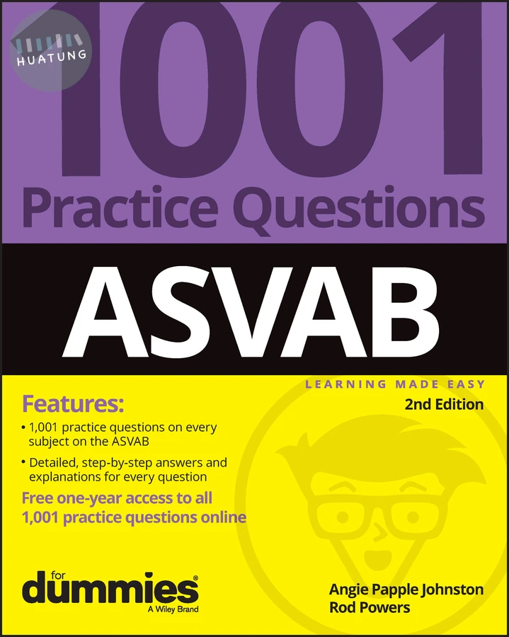 ASVAB: 1001 Practice Questions For Dummies (+ Online Practice) 