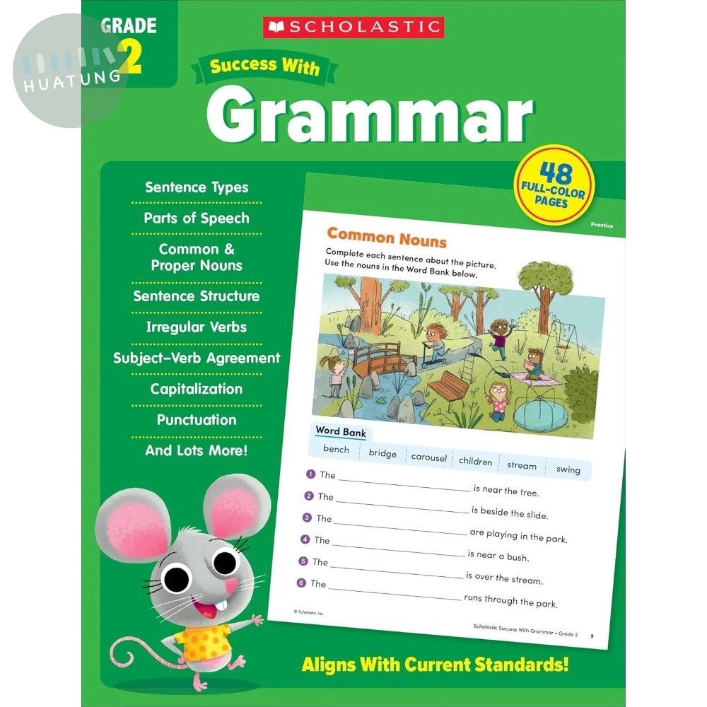 Scholastic Success with Grammar Grade 2 