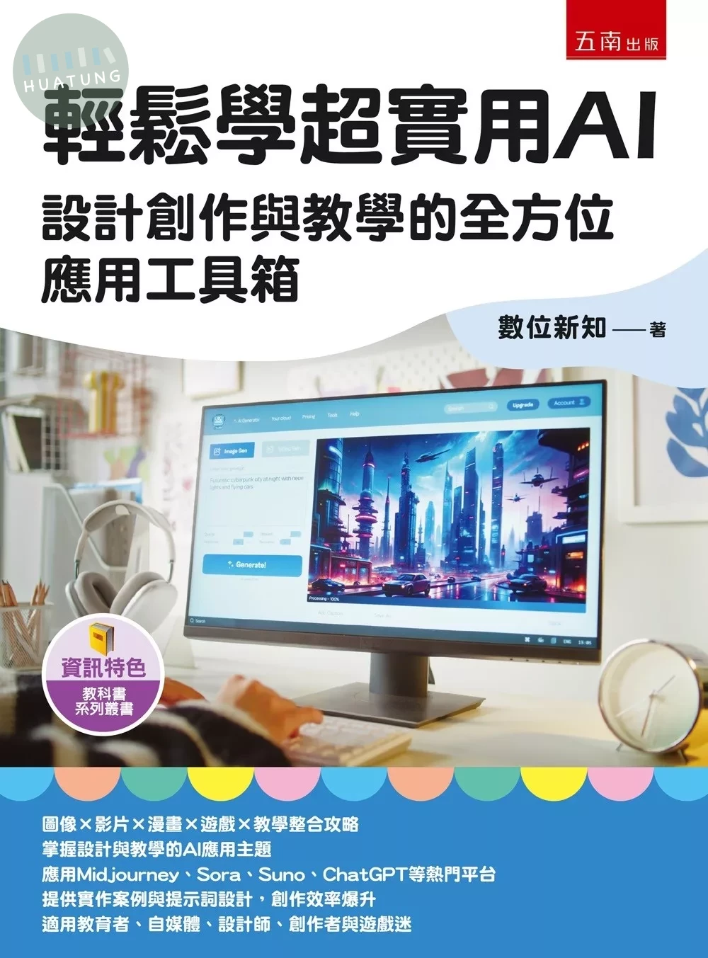 輕鬆學超實用AI：設計創作與教學的全方位應用工具箱 (1版)