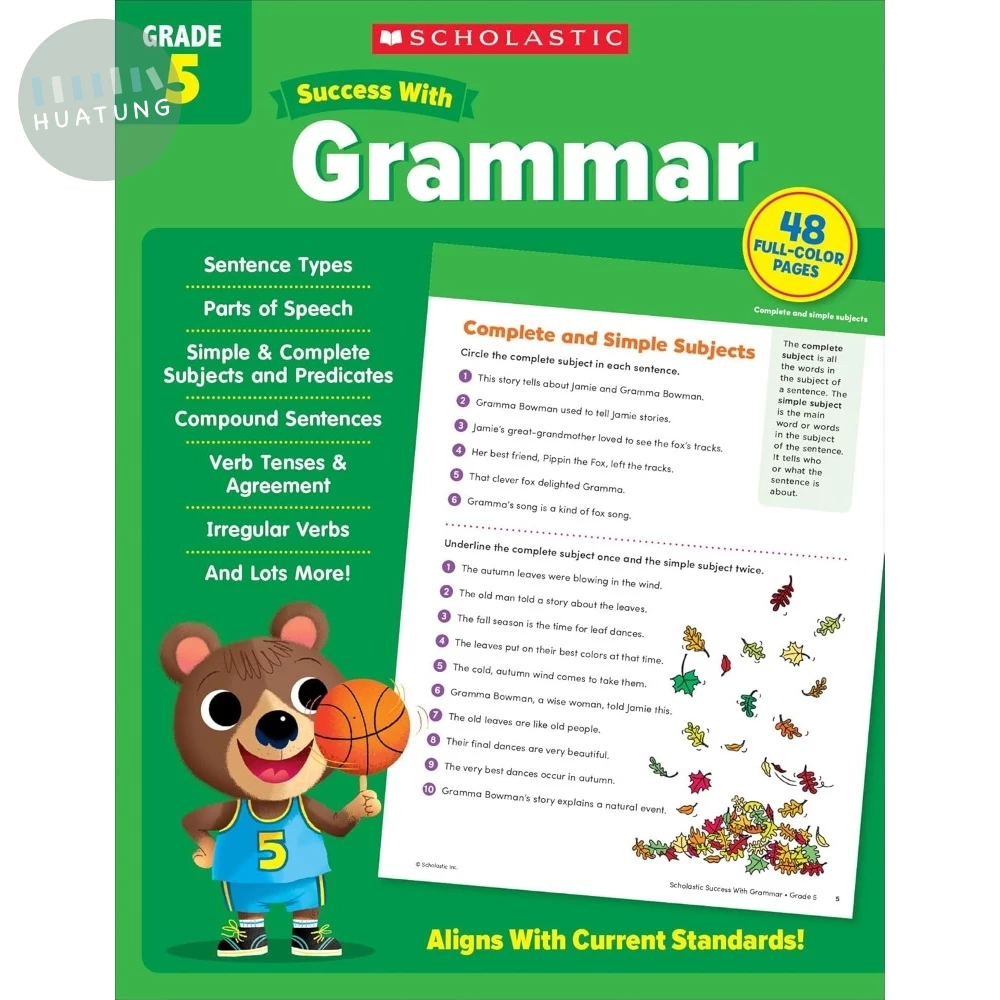 Scholastic Success with Grammar Grade 5 