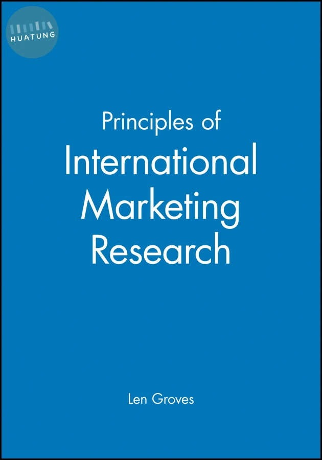 Principles of International Marketing Research 