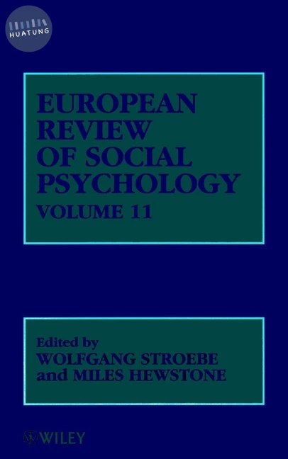 European Review of Social Psychology, Volume 11 
