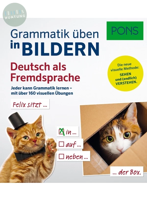 PONS Grammatik üben in Bildern mit über 300 visuellen Übungen 