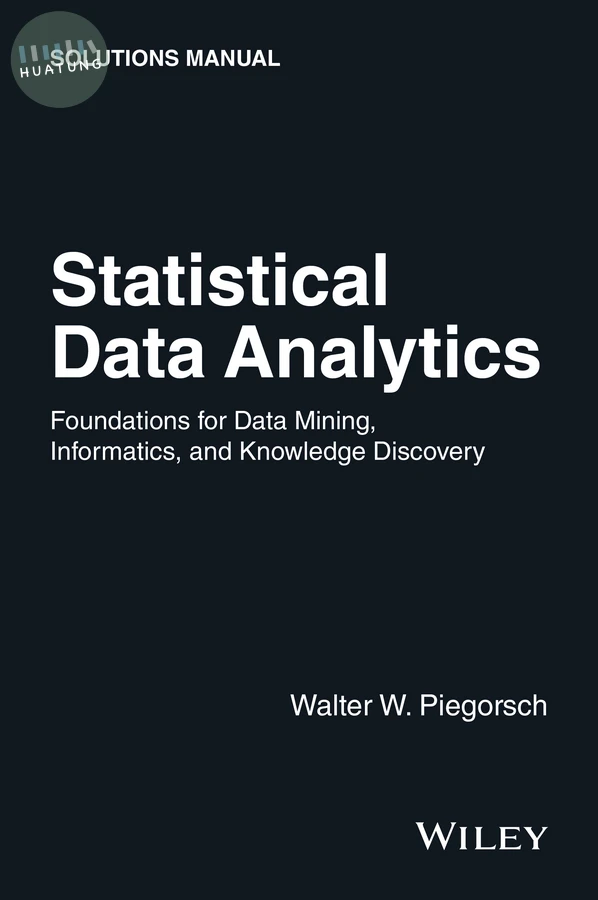 Statistical Data Analytics 