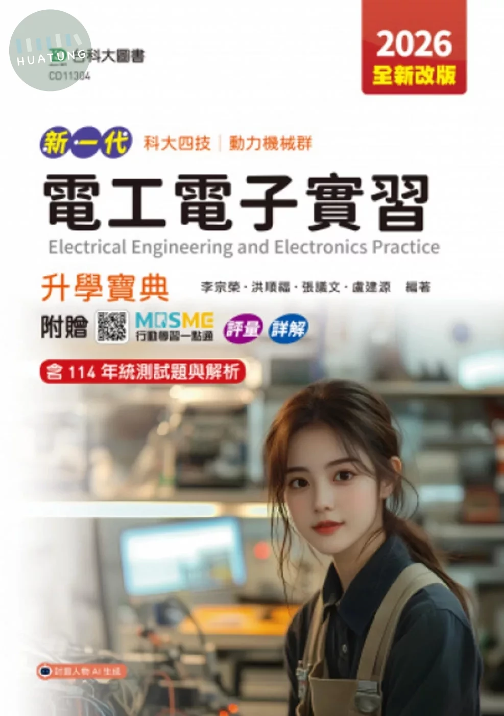新一代 科大四技動力機械群電工電子實習升學寶典 - 2026年(全新改版) - 附贈MOSME行動學習一點通：評量．詳解 (5版)