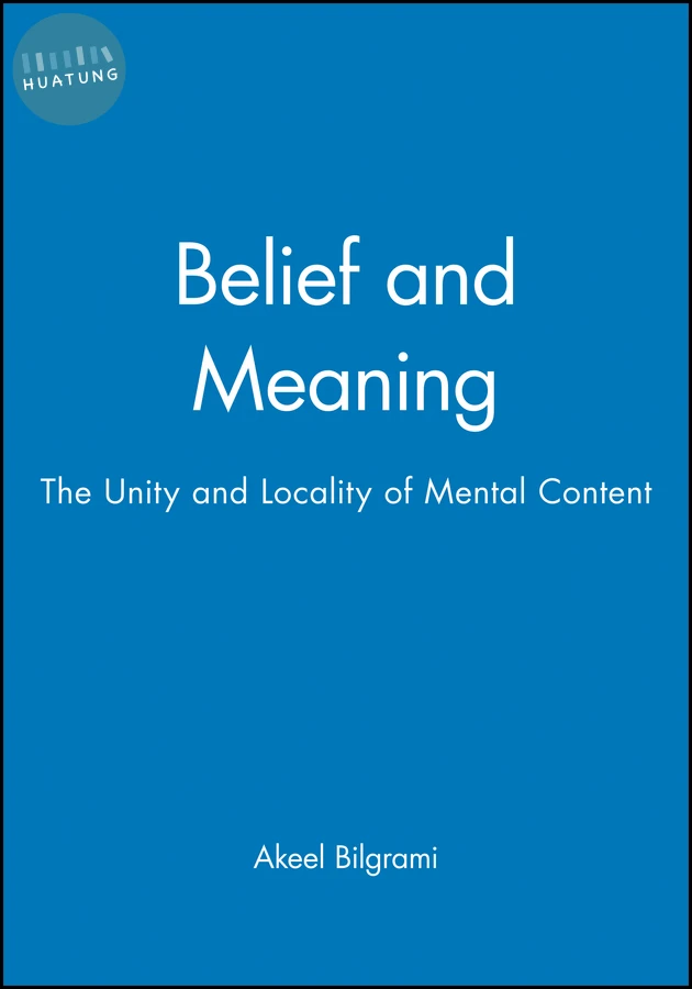 Belief and Meaning 