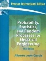 Probability, Statistics, And Random Processes For Electrical Engineering (3版)