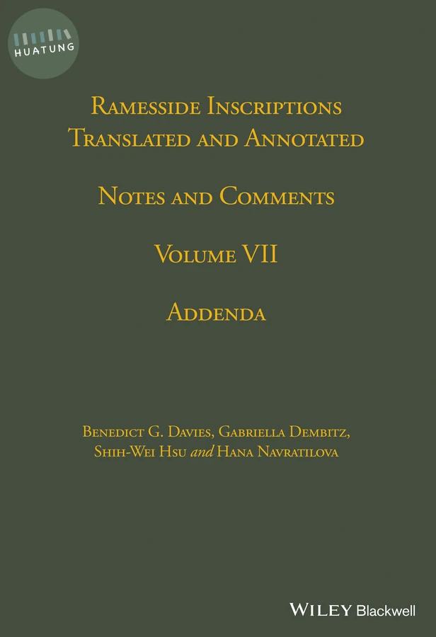 Ramesside Inscriptions, Addenda 