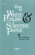 HOW TO WRITE & PUBLISH A SCIENTIFIC PAPER (5版)