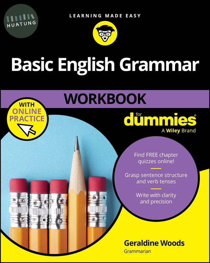 Basic English Grammar Workbook For Dummies with Online Practice Quizzes 