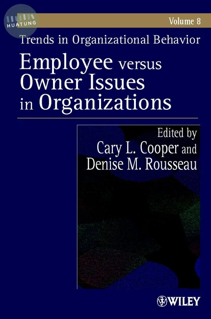 Trends in Organizational Behavior, Volume 8 