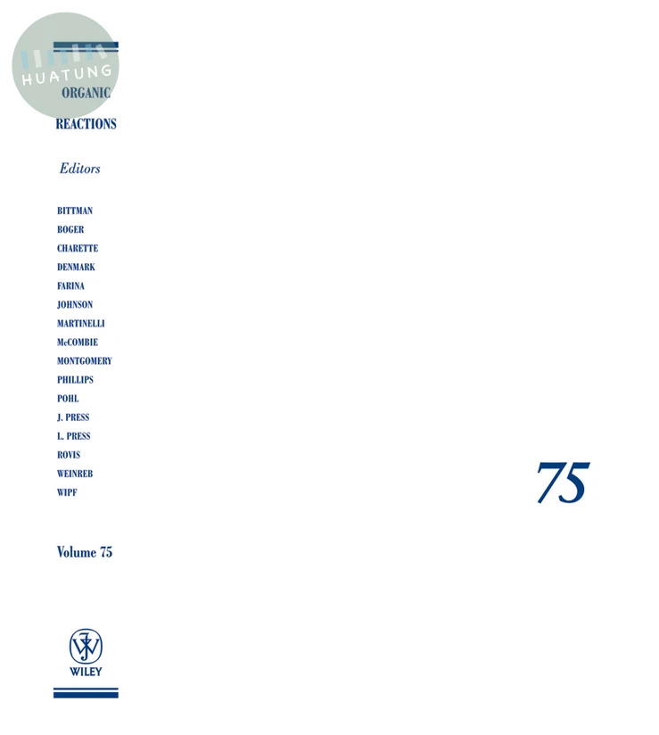 Organic Reactions, Volume 75 