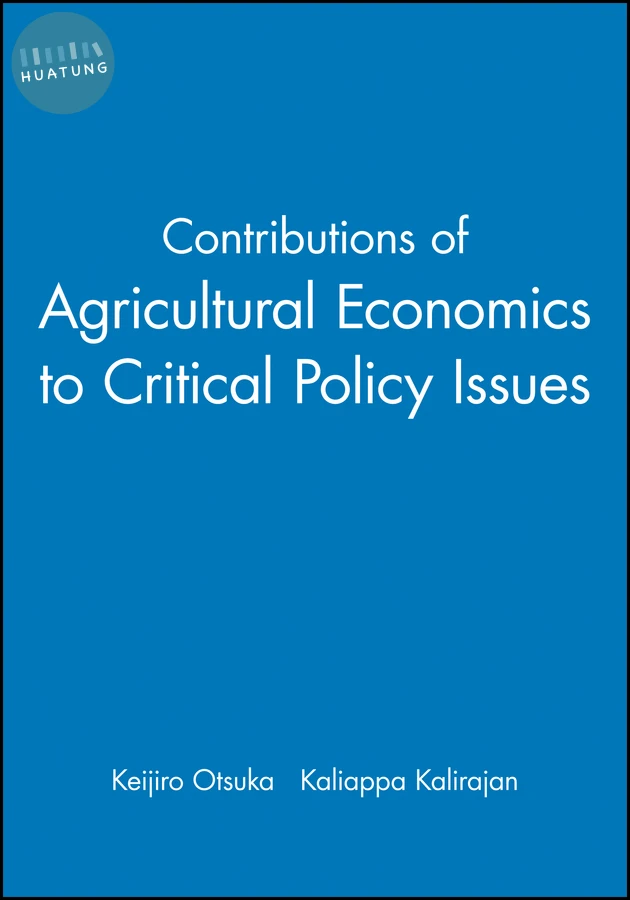 Contributions of Agricultural Economics to Critical Policy Issues 