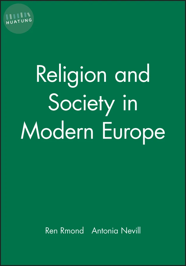 Religion and Society in Modern Europe 